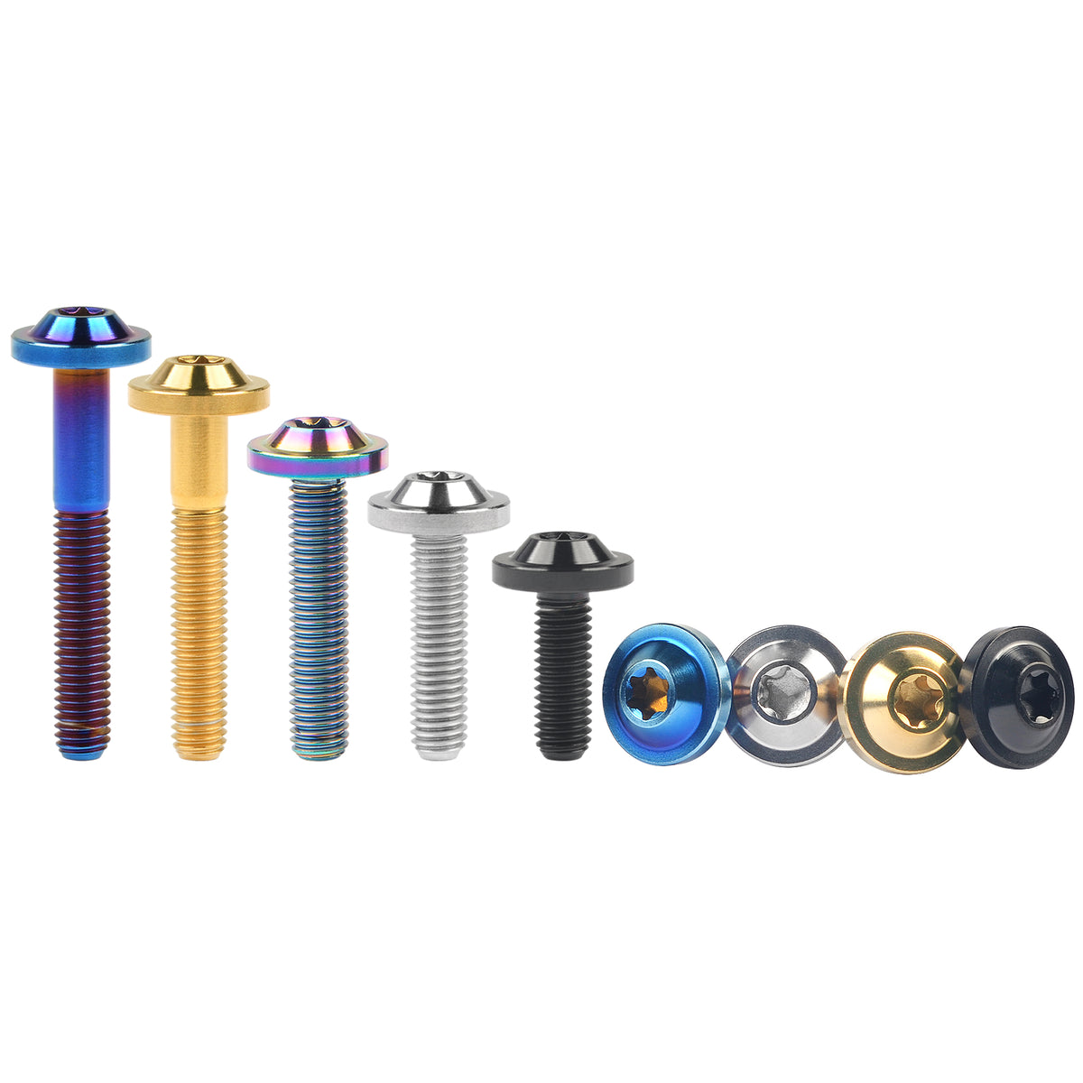 WanyifaチタンボルトM5X10 / 12/15/20/25/30 / 35mmバタフライトルクス