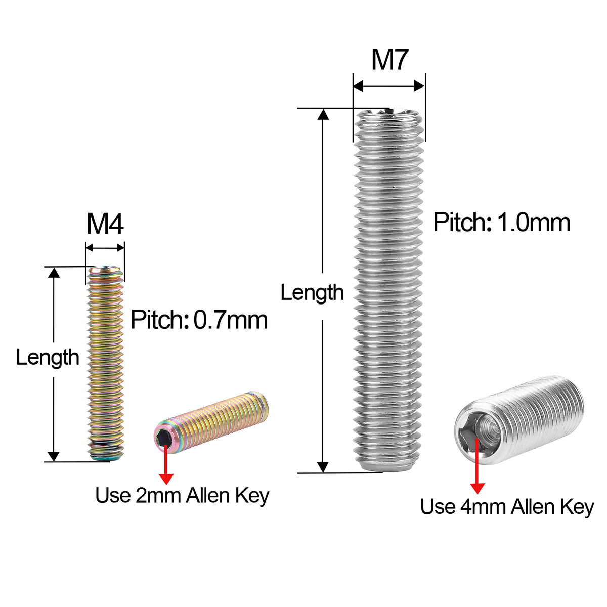 wanyifa-titanium-headless-bolt-m4-m7x8-12-13-5-16-18-20-22-25-30-35-40