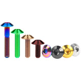 Wanyifa Titanium Bolt M6x12 15 20 25 30 35mm Umbrella Hexagon Allen Head Screw for Bike Motorcycle Disc Brake