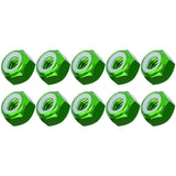 Wanyifa 10pcs Aluminum Nut M2 M3 M4 M5 M6 M8 Anodized Colourful Insert Nylon Lock Hexagon Nuts