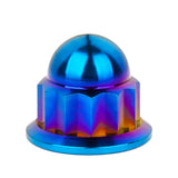 Wanyifa Titanium Nut M6 M8 M10 Dome Cap External 12-Point Acorn Nuts for Motorcycle Car Exhaust Pipe