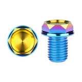 Wanyifa Titanium Bolt M8/M10x13mm Motorcycle Rearview Mirror Hole Plug Screw Motorcycle Accessories Pitch 1.25mm