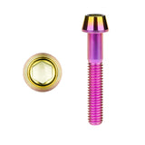 WanyifaチタンボルトM6x1015 16 18 20 25 30 35 40 45 50 55 6065mmテーパーヘッドアレンキースクリュー自転車ヘッドセットブレーキボルト用