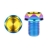 Wanyifa Titanium Bolt M8/M10x13mm Motorcycle Rearview Mirror Hole Plug Screw Motorcycle Accessories Pitch 1.25mm
