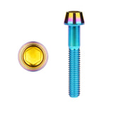 WanyifaチタンボルトM6x1015 16 18 20 25 30 35 40 45 50 55 6065mmテーパーヘッドアレンキースクリュー自転車ヘッドセットブレーキボルト用