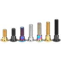 Wanyifa Titanium Bolt M8x20 22 25 30 33 35 40mm Hex Socket Head Screws for Motorcycle Yamaha Disc Brake Screw Suzuki Refit