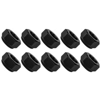Wanyifa 10pcs Aluminum Nut M2 M3 M4 M5 M6 M8 Anodized Colourful Insert Nylon Lock Hexagon Nuts