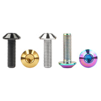 Wanyifa Titanium Bolt M8x25mm Umbrella Hexagon Head Screw for Motorcycle Parts Ti Fastener