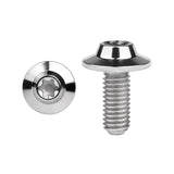 Wanyifa Titanium Bolt M6x10 12 15 20 25 30 35mm Butterfly Umbrella Torx T30 Head Screw for Bicycle Motorcycle Car