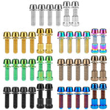 Wanyifa Titanium Bolt Set 4pcs M5x16mm Screws+2pcs M5x18mm Screws+2pcs Steerer Clamp Nuts for Mountain Road Bike 3T ARX LTD Stem Complete Screws Sets Upgrade Kit
