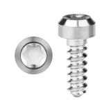 Wanyifa Titanium Screw M3x9mm Chamfered Torx T15 Head Self-Tapping Screws for Bike Motorcycle Car Boat Model Aircraft Modifications