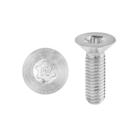 Wanyifa Titanium Bolt M5x10 12 15 20 25 30 35 40mm Countersunk Torx T25 with "W" Logo Screw Ti Fasteners