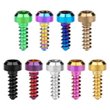 Wanyifa Titanium Bolt M3x9mm Chamfered Self-Tapping Torx T15 Head Screw for Model Aircraft