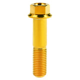 Wanyifa Titanium Bolt M12x30 35 40 45 50 55 60 65 70 75 80 85 90mm Flange Hex Head Screws for Motorcycle Pitch 1.25/1.5mm