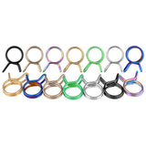 Wanyifa Titanium Clip 9.8mm Upper Pump Tubing Air Filter Waste Oil Pipe Fuel Line Spring Clips Clamps Sealing Hose Motorcycle Clips Clamp