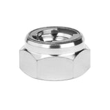 Wanyifa Titanium Nut M4 M5 M6 M8 M10 M12 Hexagon Metal Lock Nuts for Bicycle Motorcycle Car Ti Fasteners