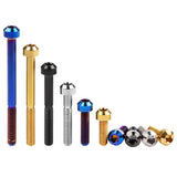 Wanyifa Titanium Bolt M5x10 15 20 25 30 35 40 45 50 55 60mm Chamfered Torx Head Screw for Bicycle Motorcycle