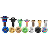 Wanyifa Titanium Bolt M6x14 15 16 17mm Disc-Shaped Torx T30 Step Screw for Locomotive Motorcycle Shell Modification