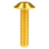 Wanyifa Titanium Bolt M6x12 15 20 25 30 35mm Umbrella Hexagon Allen Head Screw for Bike Motorcycle Disc Brake