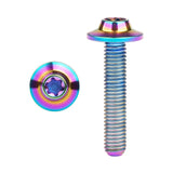 Wanyifa Titanium Bolt M5x10 12 15 20 25 30 35mm Butterfly Umbrella Torx T25 Head Screw for Bike Motorcycle Car