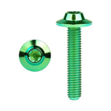 Wanyifa Titanium Bolt M5x10 12 15 20 25 30 35mm Butterfly Umbrella Torx T25 Head Screw for Bike Motorcycle Car