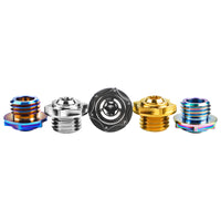 Wanyifa Titanium Bolt M20 Pitch 1.5/2.5mm Motorcycle CNC Engine Oil Cap Screw for Honda Filler Cover Protector