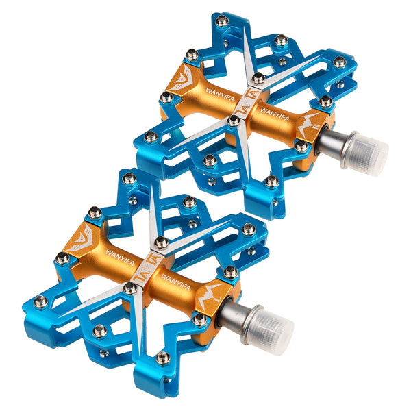 lightest platform pedals Wanyifa Pedals Mountain Bike Pedals Lightweight Platform Pedals for MT – Wanyifabolt