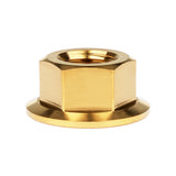 Wanyifa Titanium Nut M5 M6 M8 M10 M12 M14 M16 DIN6923 Flange Hex Nut for Bike Motorcycle Car