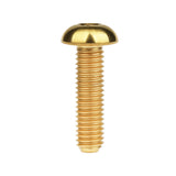 Wanyifa Titanium Bolt M4x6 8 10 12 15 20mm Button Hex Allen Key Head Screw for Bicycle