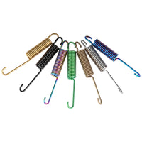 Wanyifa Titanium Spring Length 150mm Motorcycle Side Stand Spring Practical Parking Side Kickstand Springs Replacement for Motorcycle Scooter