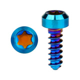 Wanyifa Titanium Bolt M3x9mm Chamfered Self-Tapping Torx T15 Head Screw for Model Aircraft