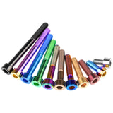 Wanyifa Titanium Bolt M5x10 12 16 18 20 23 25 30 35 40 45 50 55 60mm DIN912 Cap Socket Hex Allen Head Screw for Motorcycle Bicycle