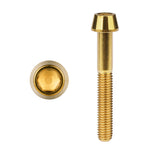 WanyifaチタンボルトM6x1015 16 18 20 25 30 35 40 45 50 55 6065mmテーパーヘッドアレンキースクリュー自転車ヘッドセットブレーキボルト用