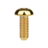 Wanyifa Titanium Bolt M5x8 10 12 15 18 20 25 30mm Button Hex Allen Head Screw for Bicycle Ti Fasteners