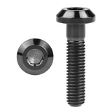 Wanyifa Titanium Bolt M8x15 20 25 30 35 40mm Flat Truss Hex Head Screw for Bicycle Motorcycle Brake