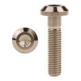 Wanyifa Titanium Bolt M6x12 15 20 25 30 35mm Flat Truss Hex Head Screw for Bicycle Motorcycle Disk Brake