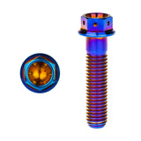Wanyifa Titanium Bolt M6/M8x10 15 20 25 30 35 40 45 50 55 60 65mm Flange External Hex Head with Drilled Holes Screw for Motorcycle Car