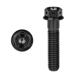 Wanyifa Titanium Bolt M6/M8x10 15 20 25 30 35 40 45 50 55 60 65mm Flange External Hex Head with Drilled Holes Screw for Motorcycle Car