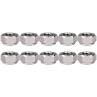 Wanyifa 10pcs Aluminum Nut M2 M3 M4 M5 M6 M8 Anodized Colourful Insert Nylon Lock Hexagon Nuts