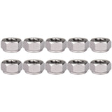 Wanyifa 10pcs Aluminum Nut M2 M3 M4 M5 M6 M8 Anodized Colourful Insert Nylon Lock Hexagon Nuts
