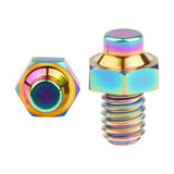 Wanyifa Titanium Bolt M4x5mm Bicycle Pedal Anti-Slip Screw Cycling Pedal Non-slip Nails Pins Bolts Bike Parts