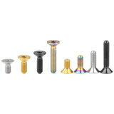 Wanyifa Titanium Bolt M3x6 8 10 12 15 18 20mm Flat Countersunk Hex Allen Screw Bike Fasteners