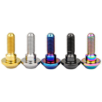 Wanyifa Titanium Bolt M6x20 25mm Taper Ball Conical Hex Head Screw for Bicycle Motorcycle Yamaha Disc Brake