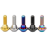 Wanyifa Titanium Bolt M6x20 25mm Taper Ball Conical Hex Head Screw for Bicycle Motorcycle Yamaha Disc Brake