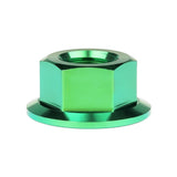 Wanyifa Titanium Nut M5 M6 M8 M10 M12 M14 M16 DIN6923 Flange Hex Nut for Bike Motorcycle Car