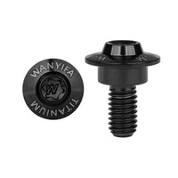Wanyifa Titanium Bolt M6x14 15 16 17mm Disc-Shaped Torx T30 Step Screw for Locomotive Motorcycle Shell Modification