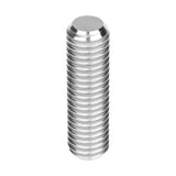 Wanyifa Titanium Full Threaded Rod Bolt M8 Length 28.5mm Headless Bolt Fully Thread Stud Rods Screws Pitch 1.25mm