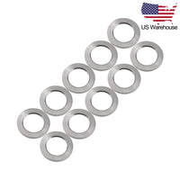 Wanyifa 10pcs Titanium Washer M4 M5 M6 M8 M10 DIN912 Flat Washers Spacer Gaskets US Stock