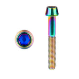 WanyifaチタンボルトM6x1015 16 18 20 25 30 35 40 45 50 55 6065mmテーパーヘッドアレンキースクリュー自転車ヘッドセットブレーキボルト用