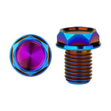 Wanyifa Titanium Bolt M8/M10x13mm Motorcycle Rearview Mirror Hole Plug Screw Motorcycle Accessories Pitch 1.25mm